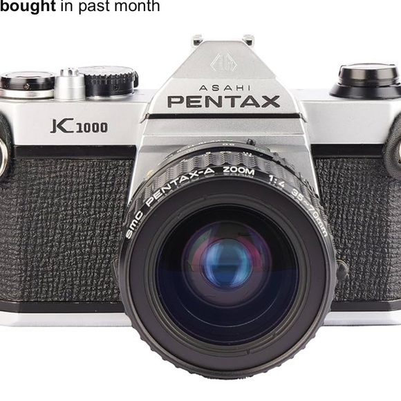 Pentax K1000 camera w/55mm lens, no lens caps - Picture 2 of 10
